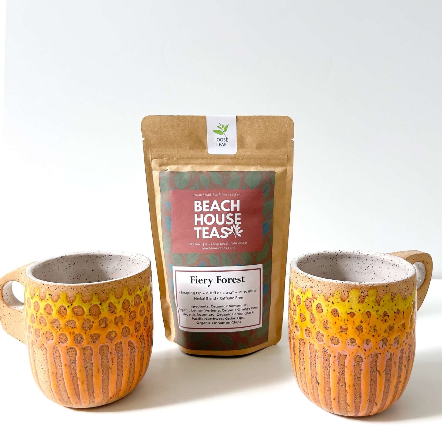 Artisanal Tea Sets - Fiery Forest - Good Spark