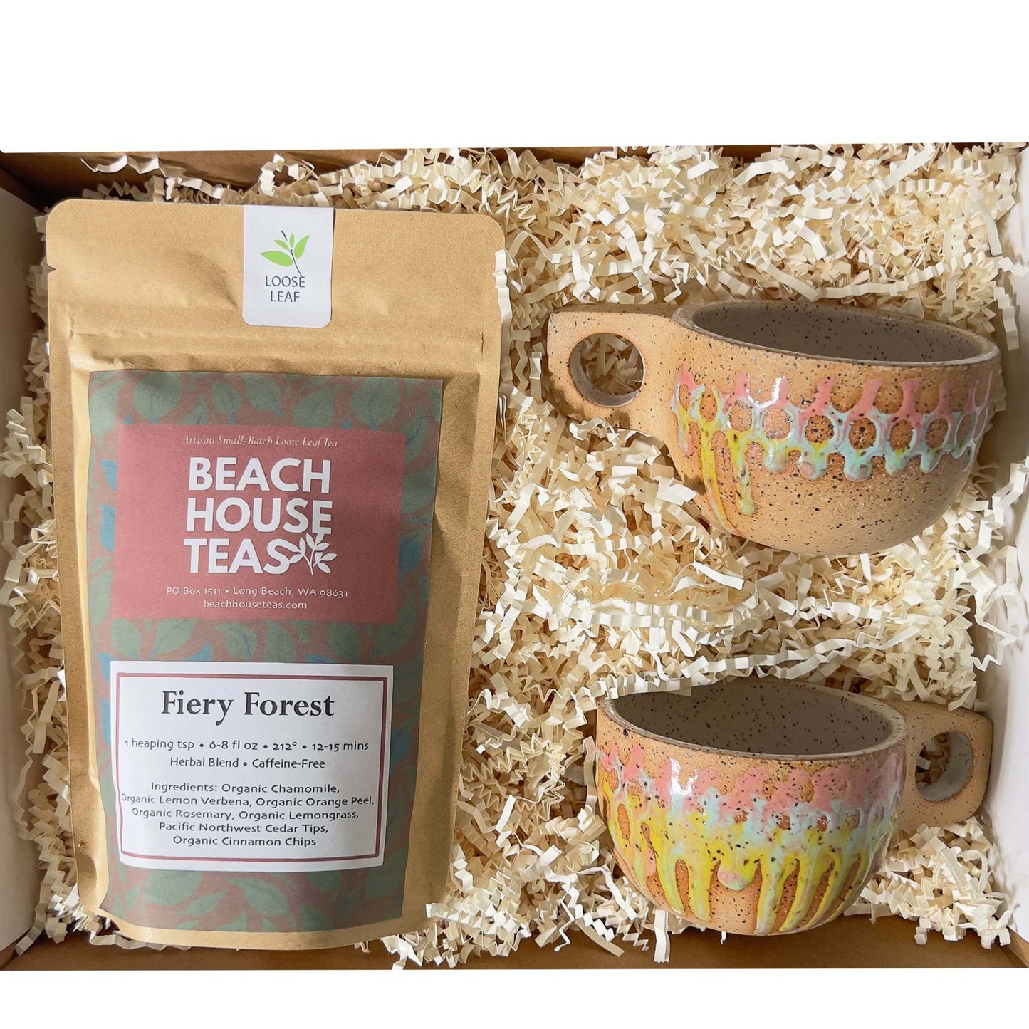 Artisanal Tea Sets - Fiery Forest - Good Spark