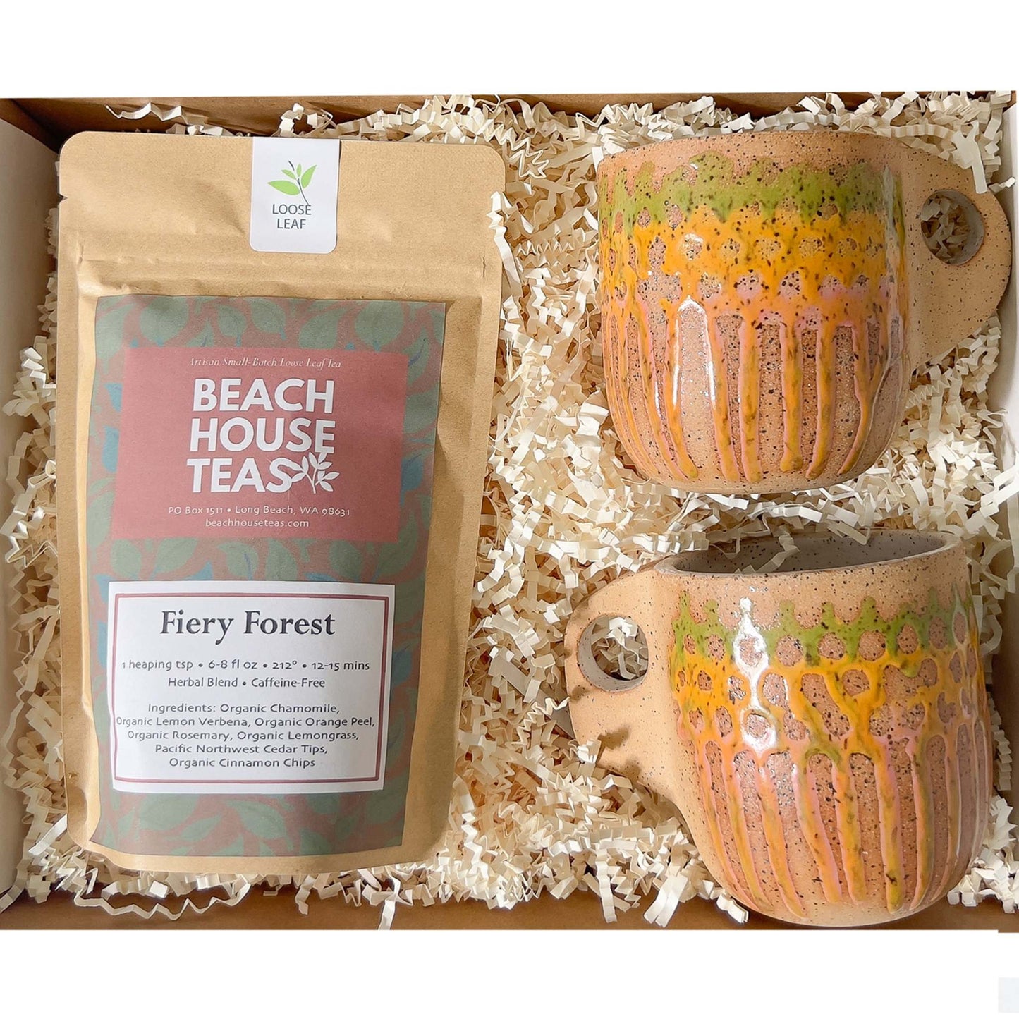 Artisanal Tea Sets - Fiery Forest - Good Spark
