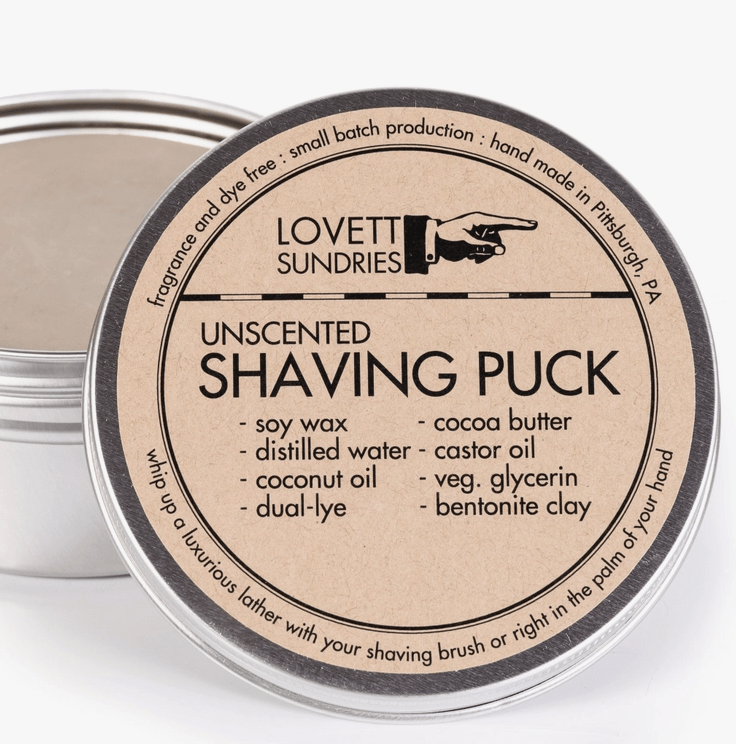 Shaving Puck - Unscented - Good Spark