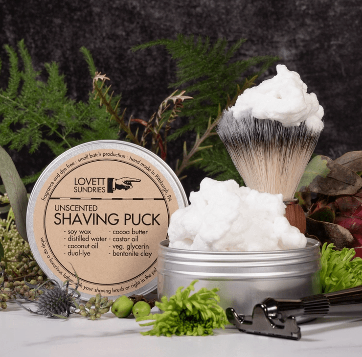 Shaving Puck - Unscented - Good Spark
