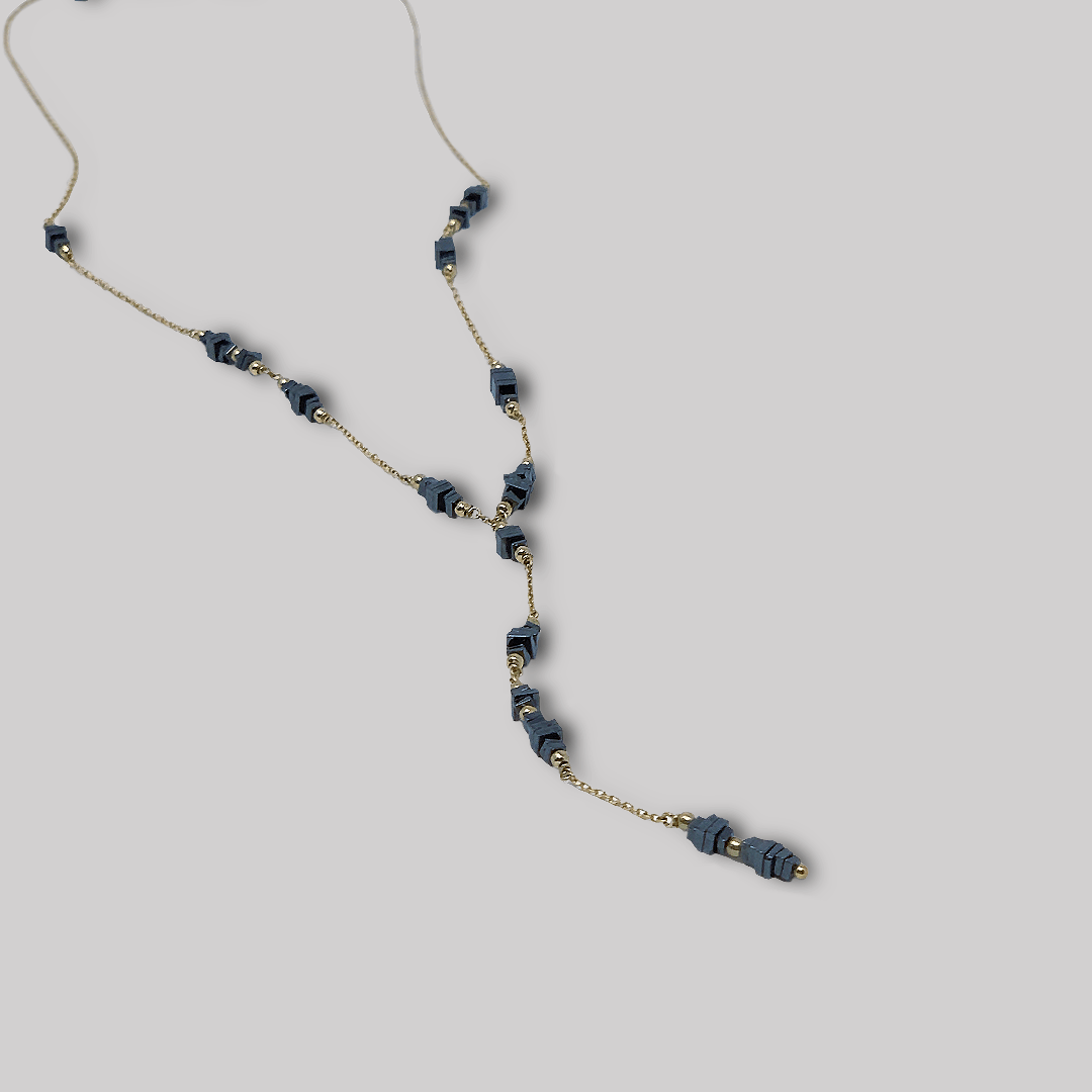 Tessera Scatter "Y" Necklace - Good Spark