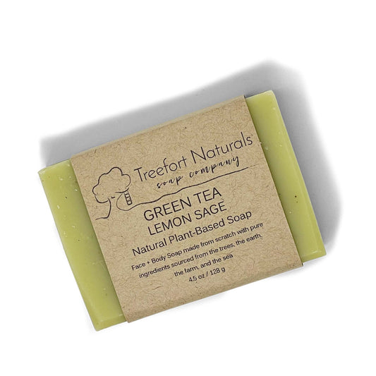 Green Tea Lemon Sage Soap - Good Spark