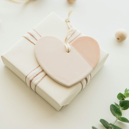 Ceramic Heart Ornament - Good Spark