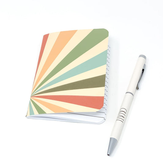 Pocket Notebook - Retro Color Sunburst - Good Spark
