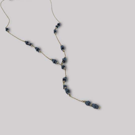 Tessera Scatter "Y" Necklace - Good Spark